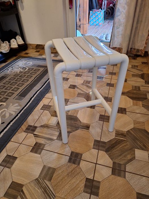 Scaun PBA din poliamidă PA6 cu cadru din aluminiu, 380x380x500