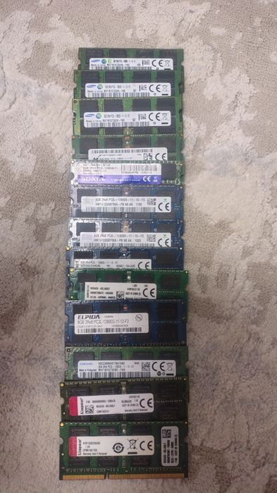 Memorie laptop 8GB DDR3 PC3L 12800S, diverse modele