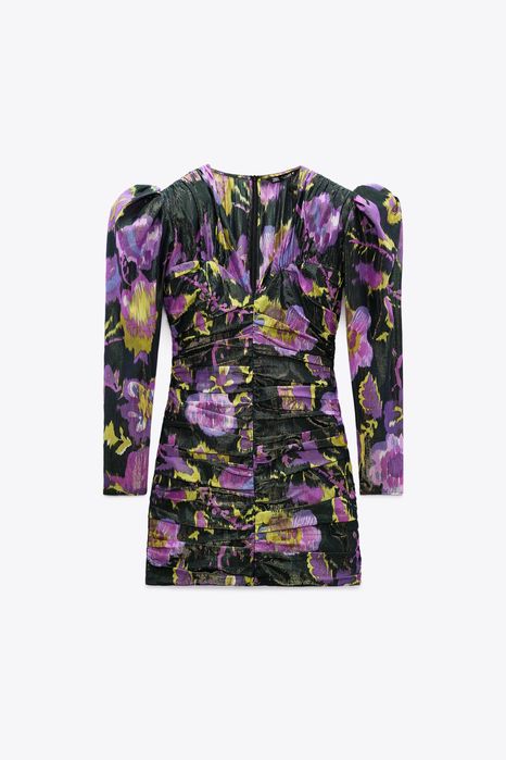 Zara нова рокля пайети S L