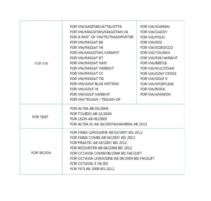 Мултимедия 8" Android 14 CARPLAY Volkswagen VW Golf PASSAT Seat SKODA