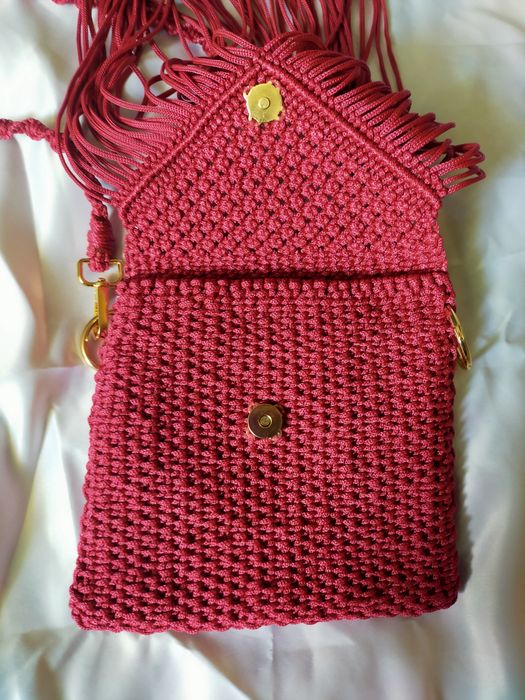 Сумочка макраме ручной работы