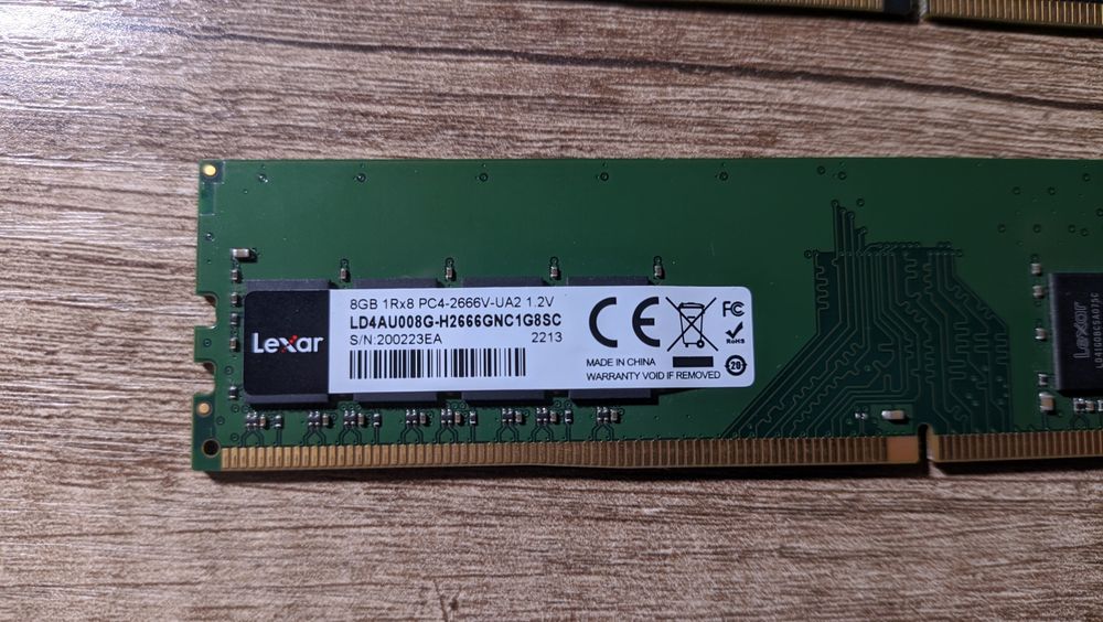 Продам ОЗУ DDR4 2х8gb (16gb) 2666 МГц