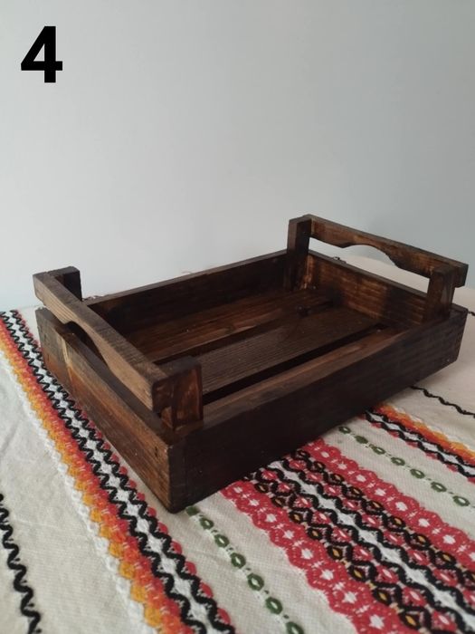 Дървена ръчно изработена декорация за дом