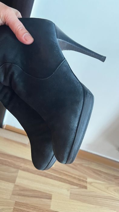 Cizme piele naturală întoarsă