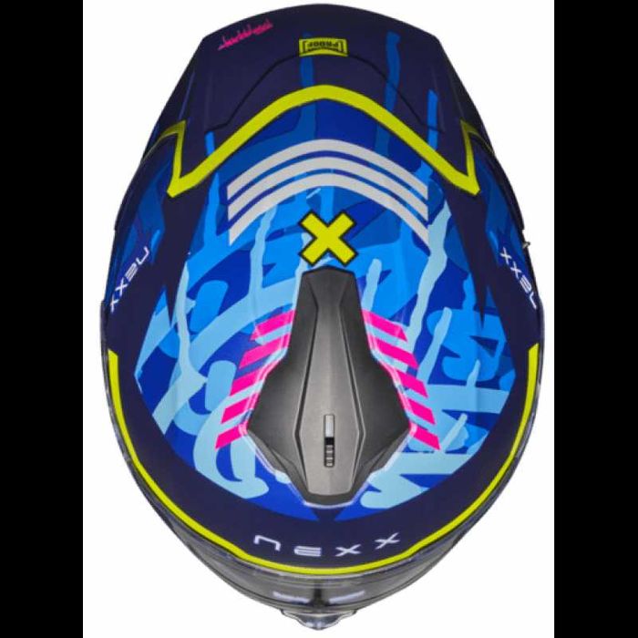 Каска NEXX Y100R Urbangram INDIGO BLUE MATT Размери: S,L