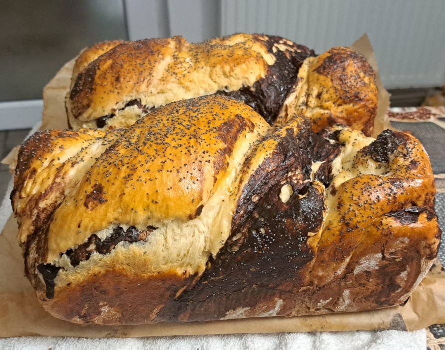 Cozonaci de casa, pâine de casa, chec