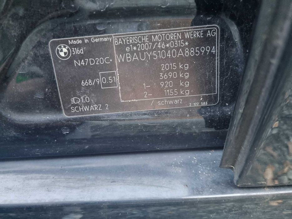 Vand BMW E91 an 2010