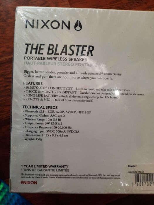 Блутут колонkа NIXON the Blaster