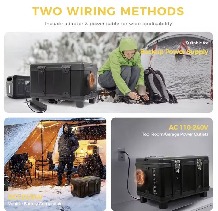 НОВО! Преносима дизелова суха печка