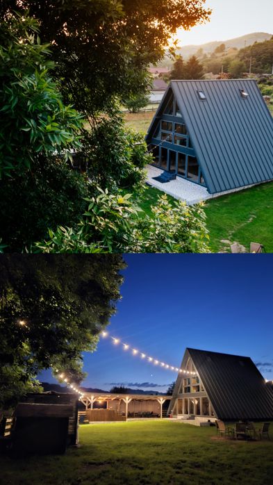 Cabana de inchiriat A frame cu ciubar KARMA 6 camere