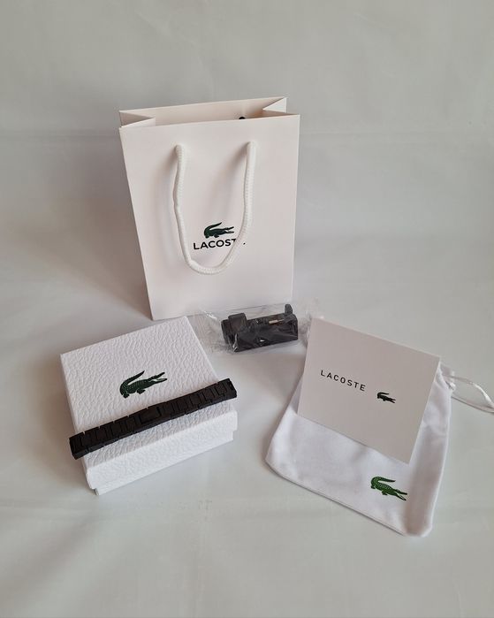 Brățară Lacoste Bărbați, culoare Negru, mărime 21cm