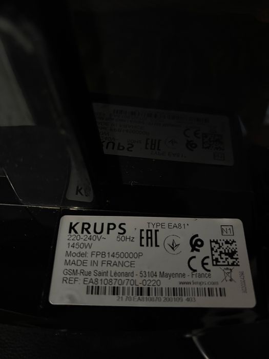 Кафеавтомат KRUPS EA810870