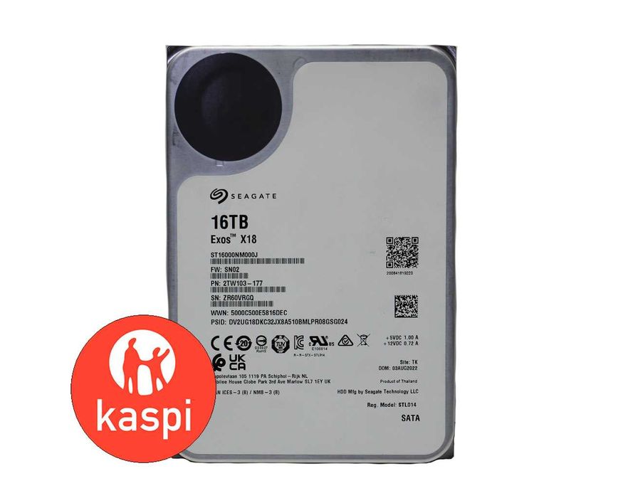 Жесткий диск HDD 16 Tb SATA 3.5 Seagate