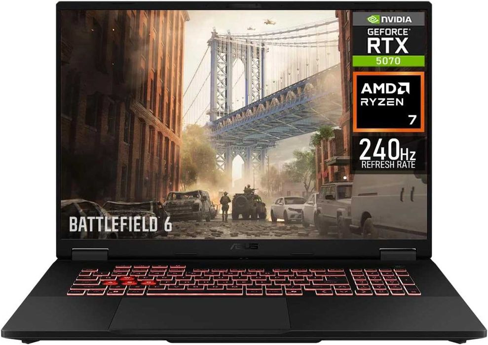 ASUS TUF A18 18" WUXGA AMD Ryzen R7-260 DDR5 32GB SSD 1TB RTX™ 5070 8G