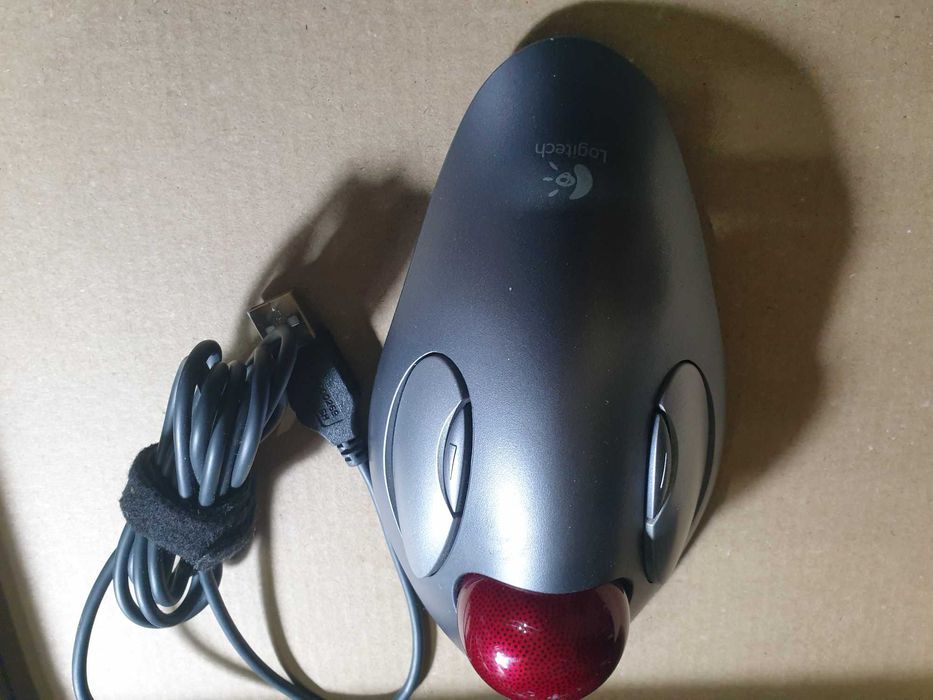 Logitech Trackman Marble Trackball – Wired USB Ergonomic Mouse