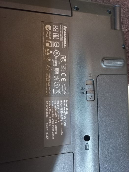 Ноутбук lenovo B5400