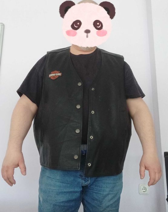 Кожен елек, елече Harley-Davidson, 5xl