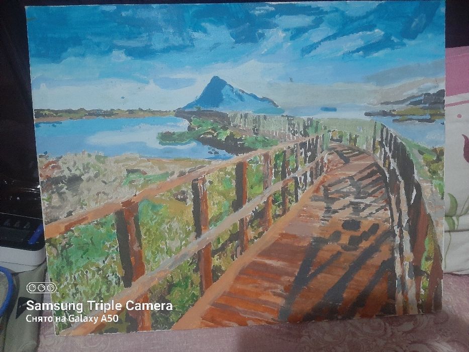 Картина своими руками пейзаж