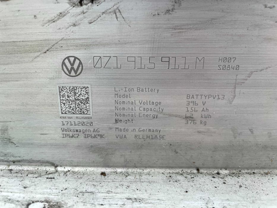 Високоволтова Батерия за VW ID.3 Volkswagen ID.3 62 kW 0Z1915911M