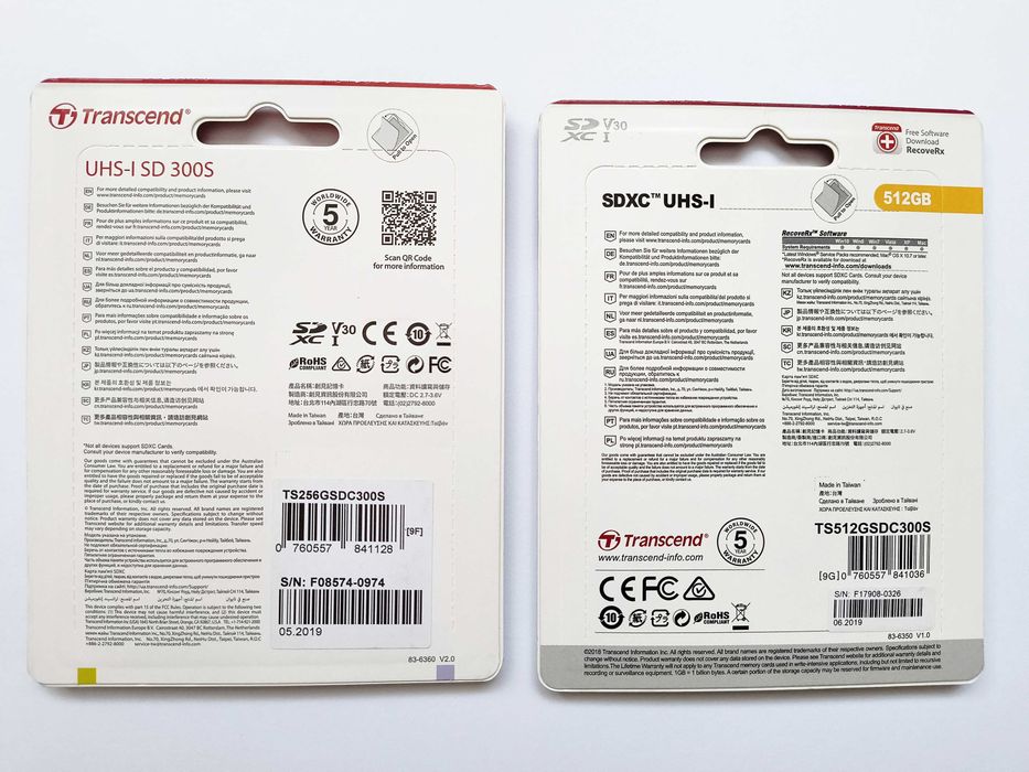 Карта памет Transcend 256GB SDXC Card UHS-I U3 A2 TS256GSDC300S