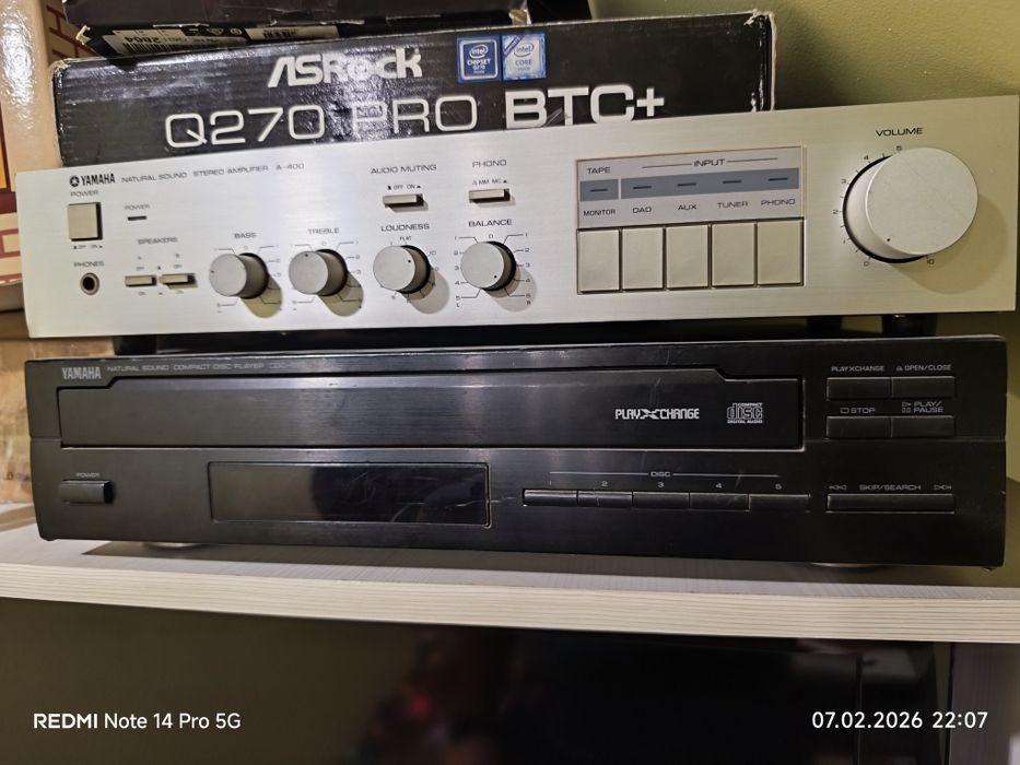 Yamaha A400 natural sound