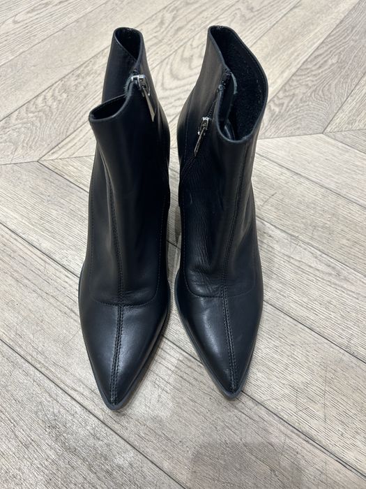Botine ciocate zara 40 piele