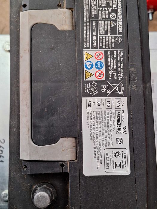 Oem Акумулатор Mopar 80Ah Bmw Dodge