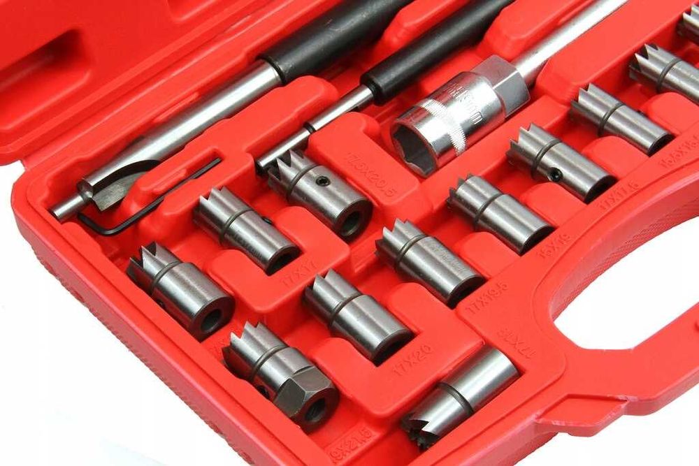 Комплект фрези за почистване леглата на дюзи 17 части Mar-Pol , M57684