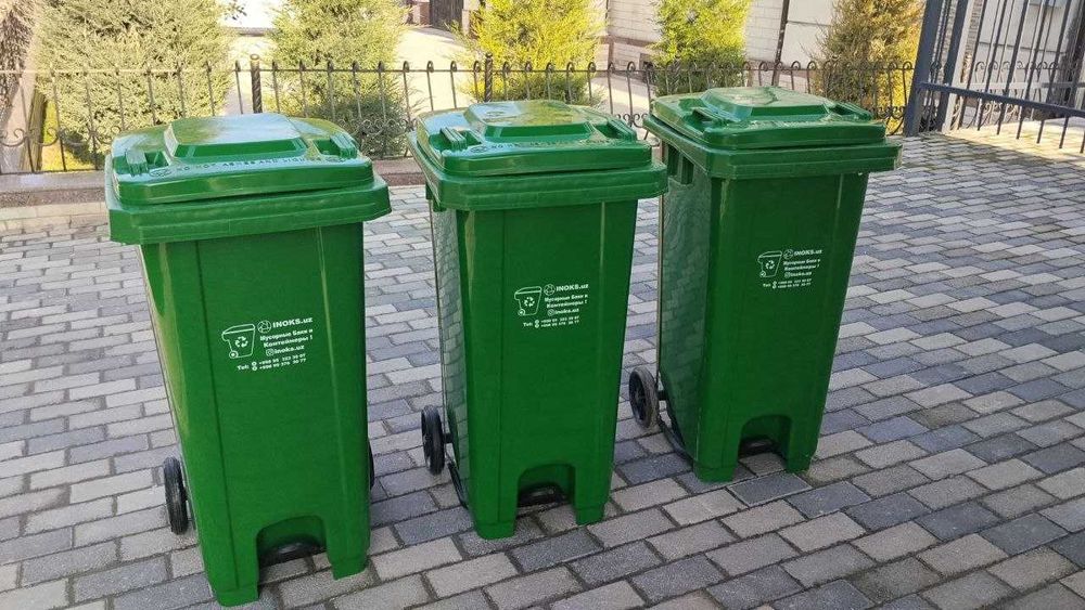 120л Пластиковые Контейнеры – Для большого объёма отходов