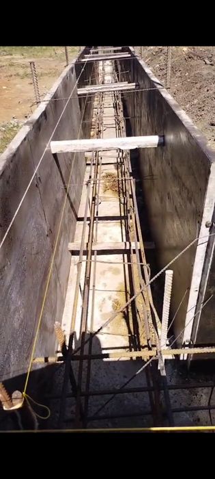 Фундамент заливка под миксер