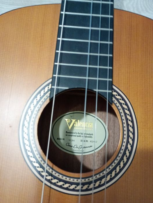 Chitară valencia Established 1972