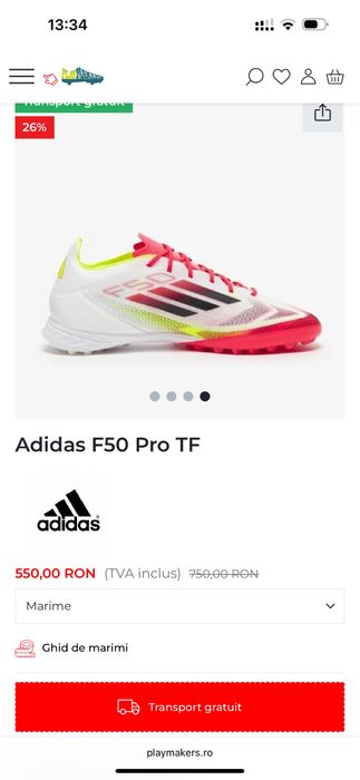 Adidas F 50 Pro TF Originali Cluj-Napoca • OLX.ro