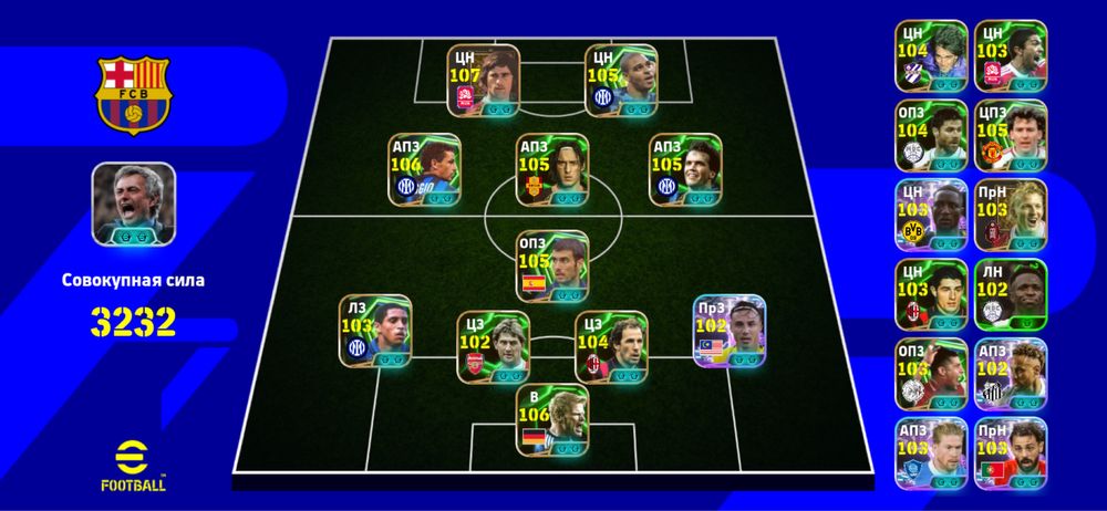Pes аккаунт E Football 3232