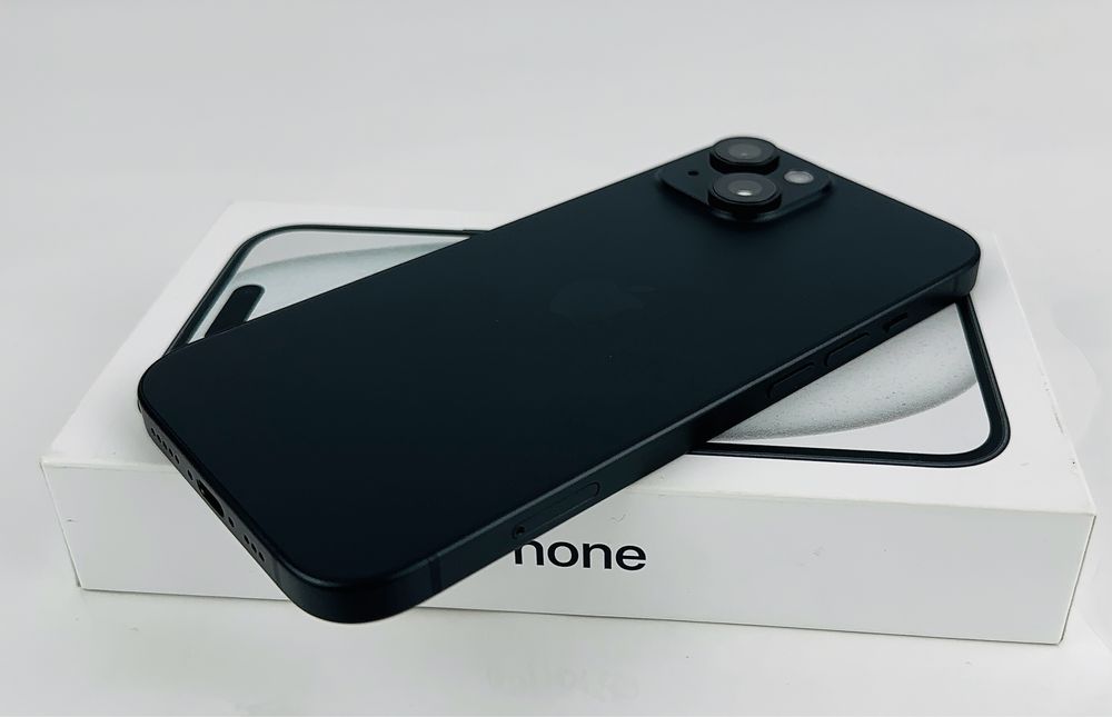 Apple iPhone 15 128GB Black 100% Батерия! Гаранция!