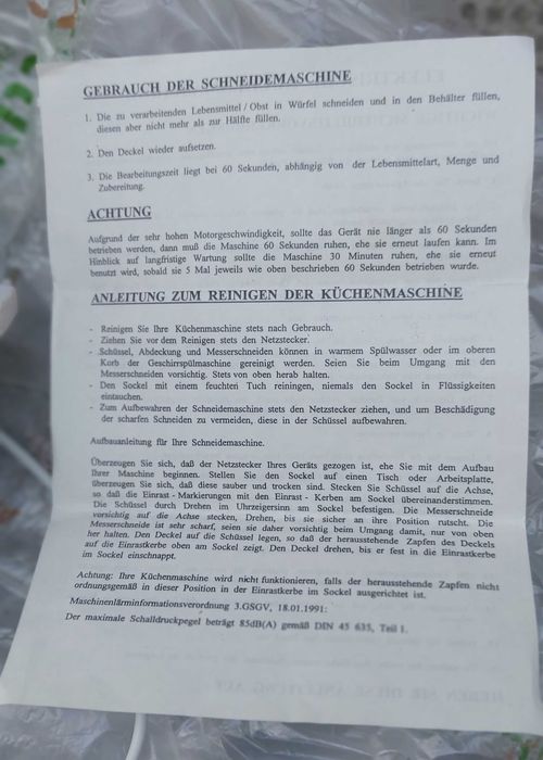 Mașină mică electrică de bucătărie/blender