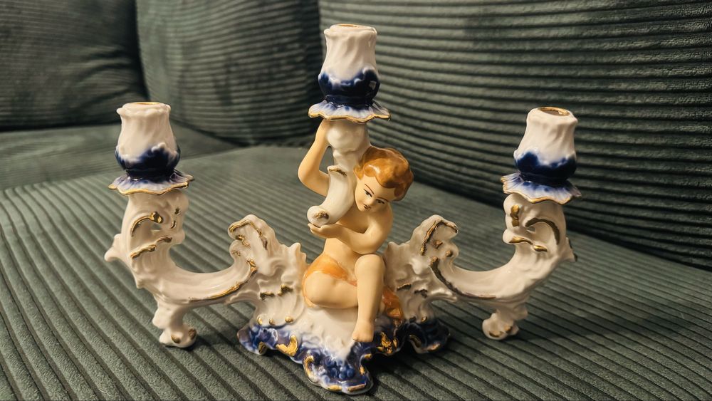 Bibelouri set de portelan fin, 4 bucati