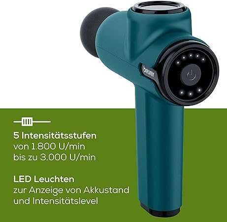 Масажен пистолет Beurer MG 99 Massage Gun Compact Масажор с 5 степени