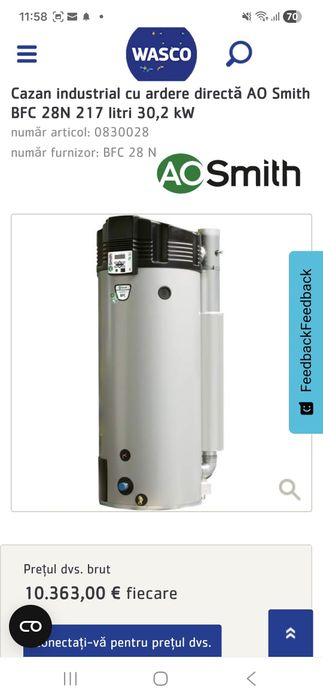 Centrala termica,cazan industrial