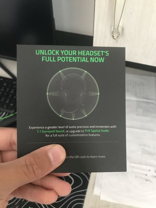 Игровой наушник Razer BlackShark v2 x