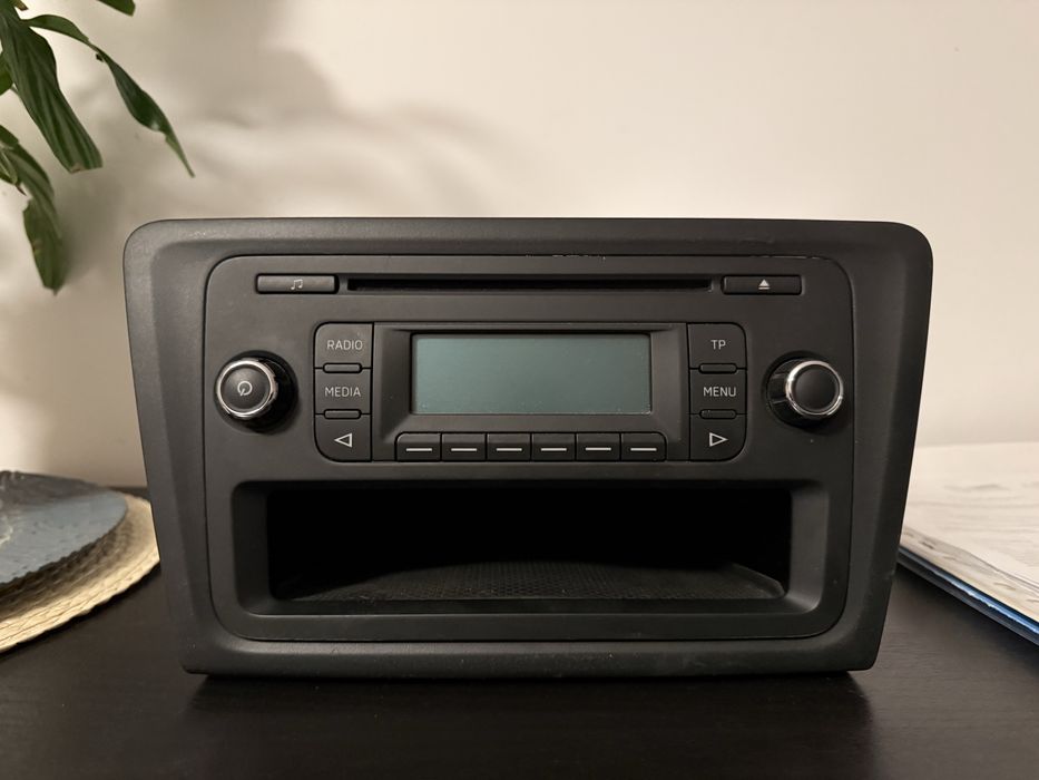 Radio CD Player Original Skoda Blues Rapid, Fabia 2, Roomster