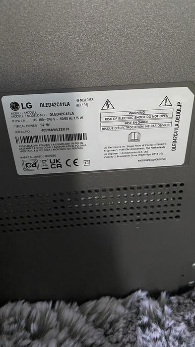 Телевизор lg oled 42c41la