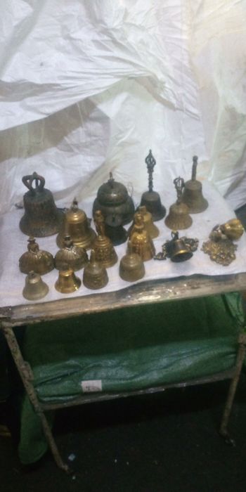 Statueta ingeras din bronz