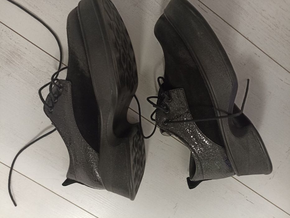 Дамски обувки, нови, 38, естествен набук