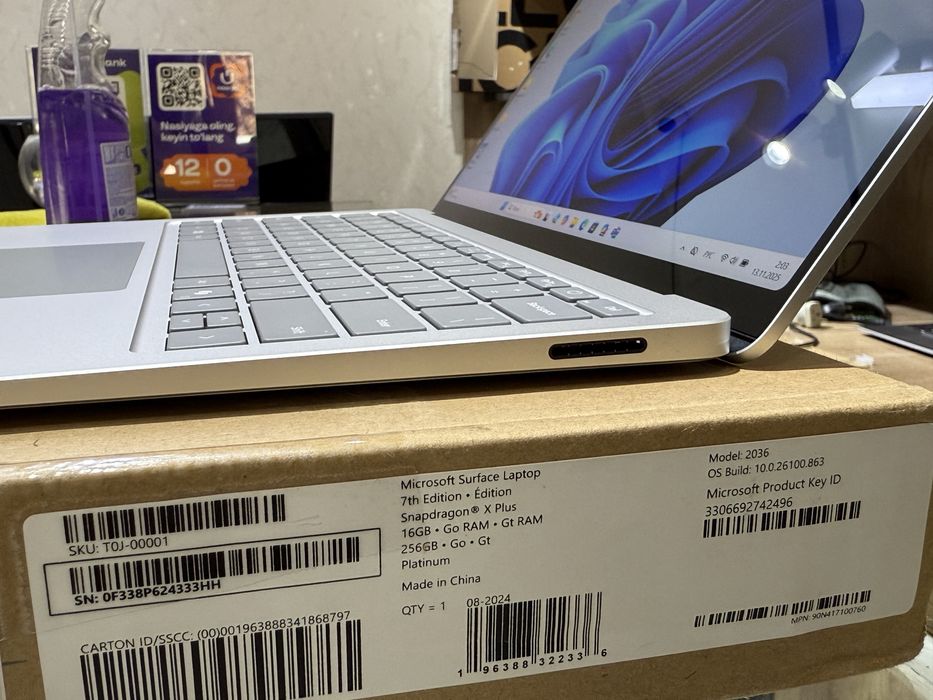 Microsoft Surface laptop 7 (Platinum)