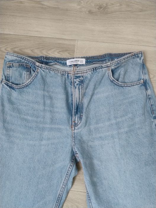 Blugi Pull&Bear mărimea 42 (XL / Mex 32) – croială dreaptă / wide-leg