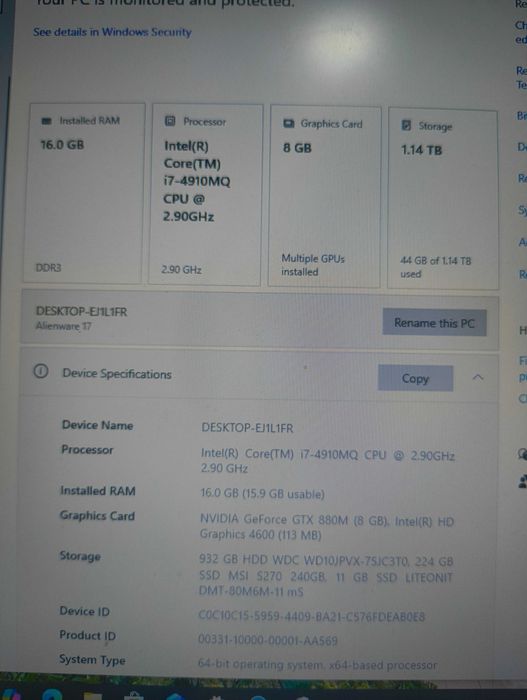 dell Alienware 17 gaming