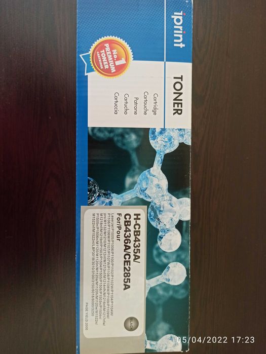 Продавам нови тонери за принтер H-CB435A/CB436A/CE285A.