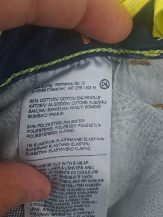Pantaloni blugi copii 146 cm, 65% bumbac