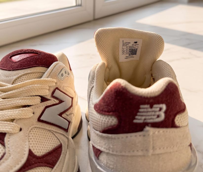 Adidasi New Balance 9060 Crem Visiniu