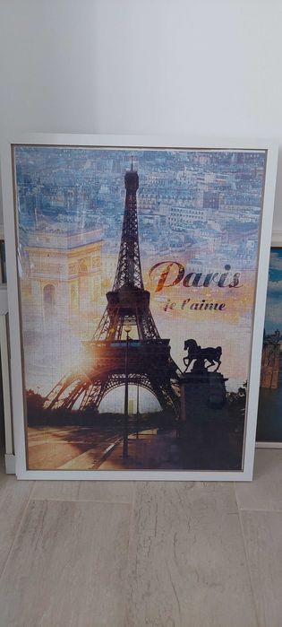 Tablouri din puzzle inramate